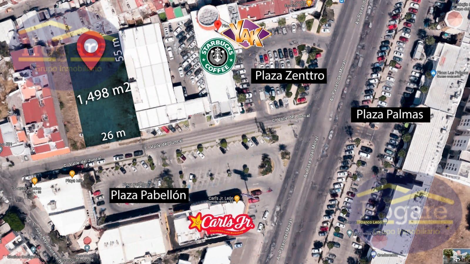 Terreno comercial en RENTA zona norte de León