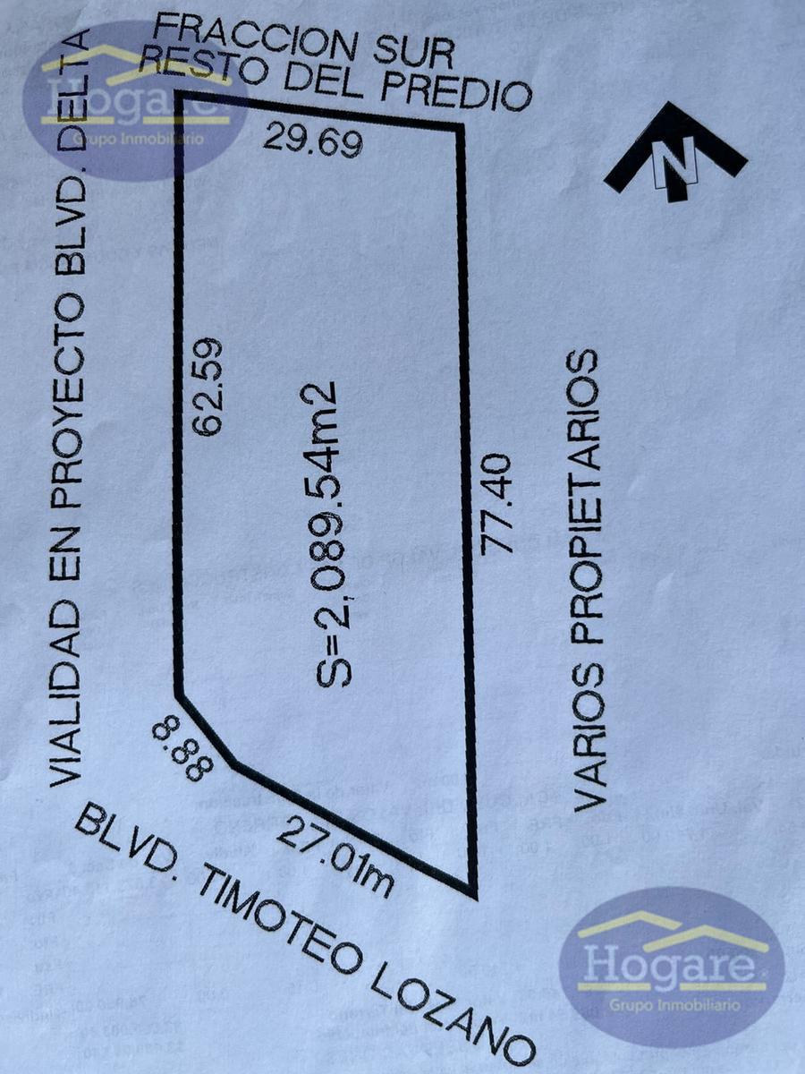 TERRENO EN RENTA ESQUINA BLVD DELTA Y TIMOTEO LOZANO, JESÚS MARÍA, LEÓN GTO